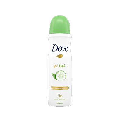 Deo spray 150ml Dove Go fresh cucumber and Green tea