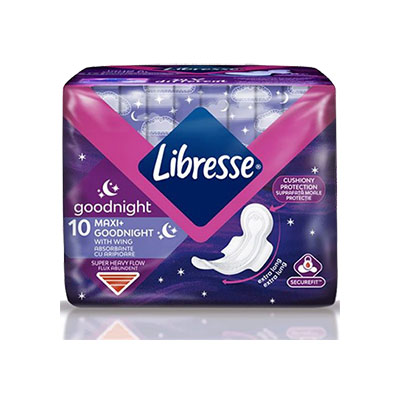 Ulošci Libresse Maxi 10 Goodnight+10K