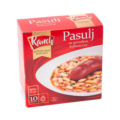 Pasulj gotovo jelo 300g sa goveđom kobasicom