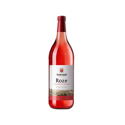 Vino 1L Roze Tikveš