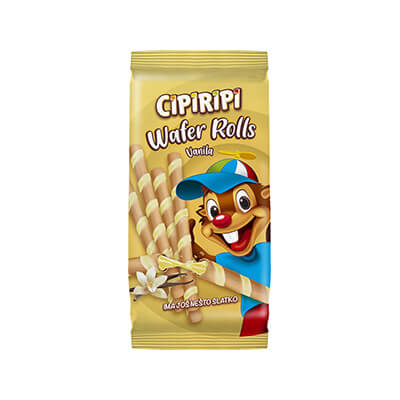Cipiripi 150g Wafer rolls vanila